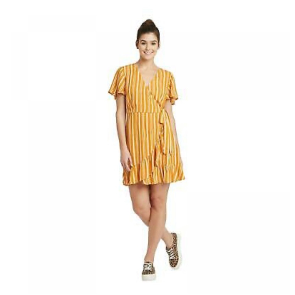 Amber Striped Dress with Tie